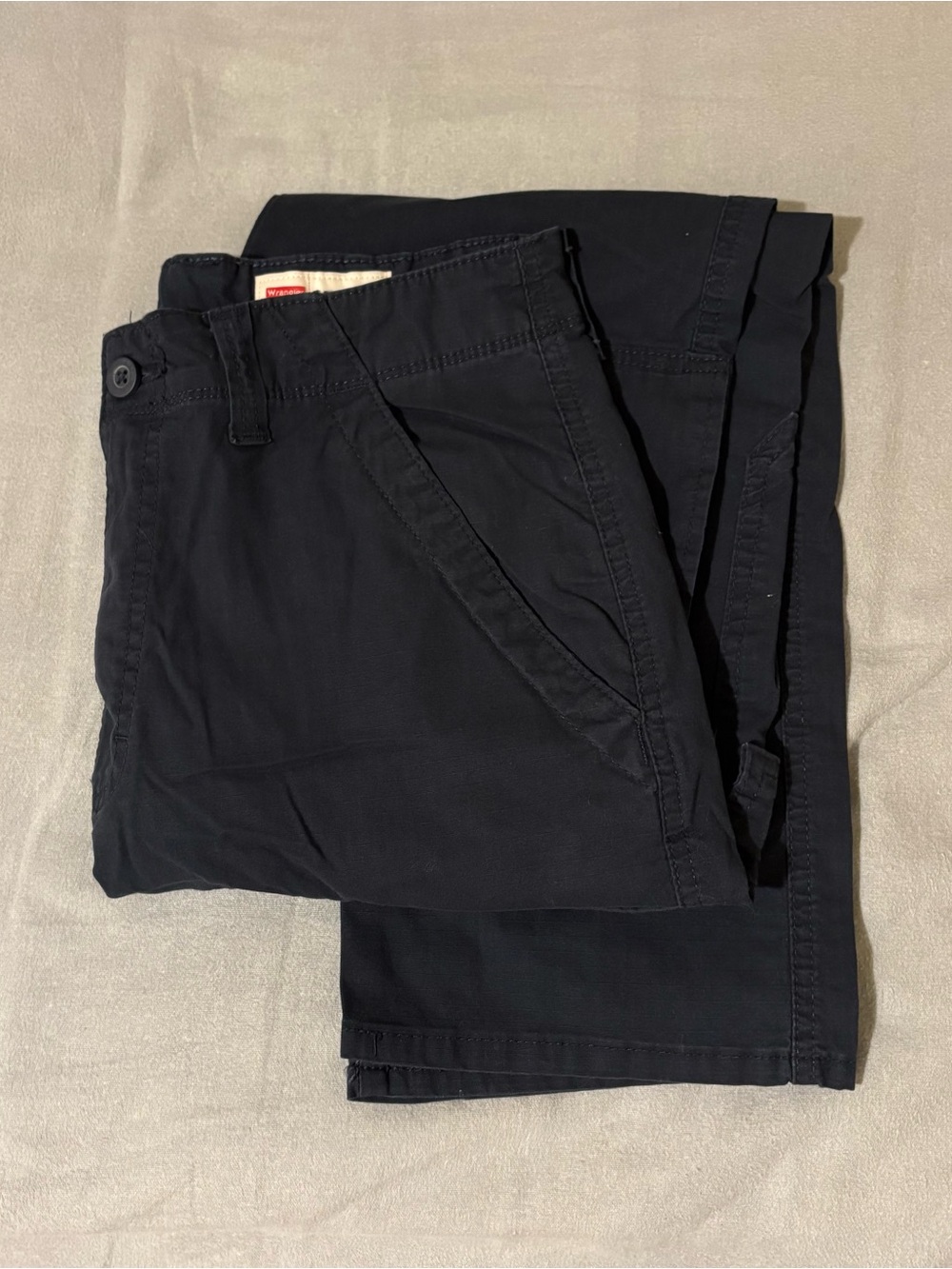 Men’s Wrangler Relaxed Fit Pants - Dark Blue - Size 29x30